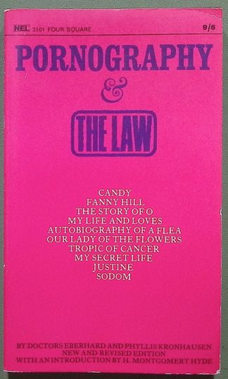 Pornography And The Law - Doctors Eberhard and Phyllis Kronhausen