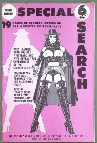 earch Magazine Special. Pictures; Case Histories; Girls; Letters; Experiences; Features