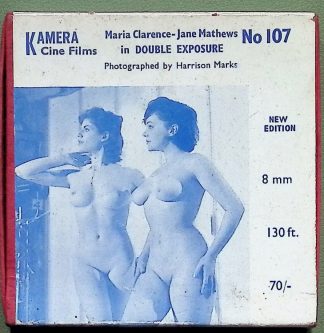 Kamera Cine Film - Double Exposure No 107 - Maria Clarence, Jane Matthews - Harrison Marks 8mm Cine Film