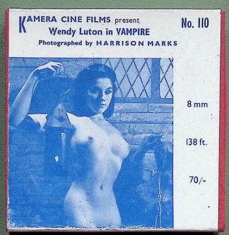 Kamera Cine Film - Vampire No 110 - Wendy Luton - Harrison Marks 8mm Cine Film