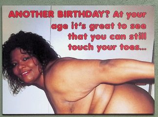 Adult birthday card - novelty - humour