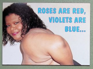 Adult birthday card - novelty - humour