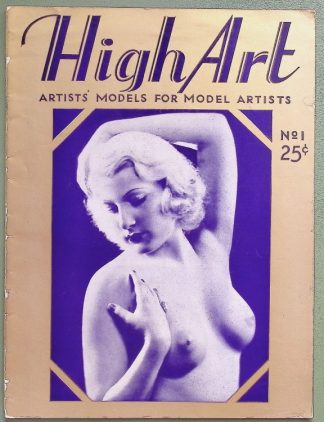 High Art - 1930s -figure studies - pin-up - USA