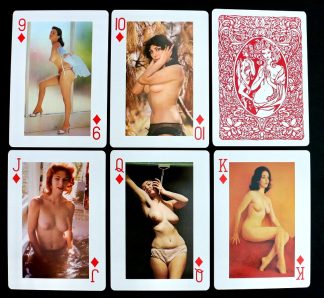 Playing cards - erotic cards - 1960s