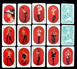 Playing cards - erotic cards - 1960s