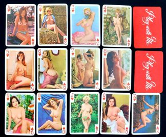 Playing cards - erotic cards - 1960s