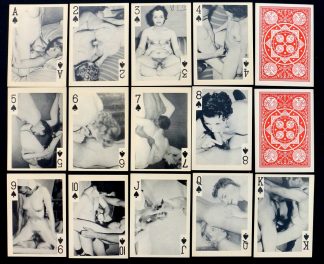 Playing cards - erotic cards - 1940s
