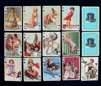 Playing cards - erotic cards - 1960s