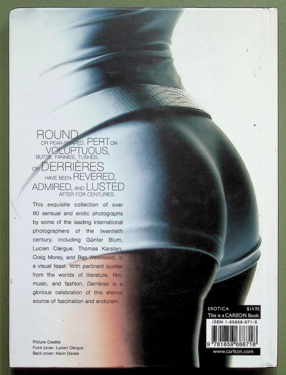 Erotique Derrières - art book - bottoms - bums