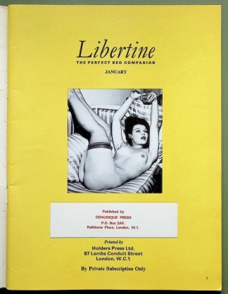 Libertine - Odalesque Press - glamour - nylons - 1960s
