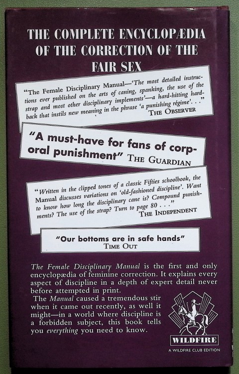 Female Disciplinary Manual - spanking
